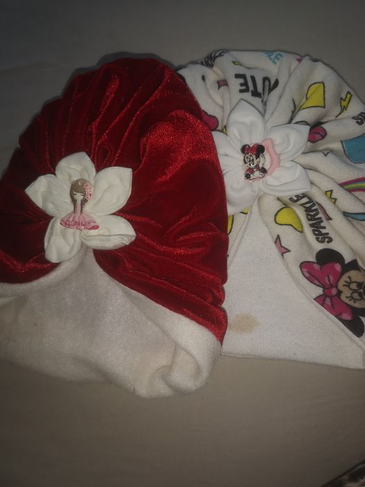 Set de 3 turbane pentru fetite de la 12 luni
