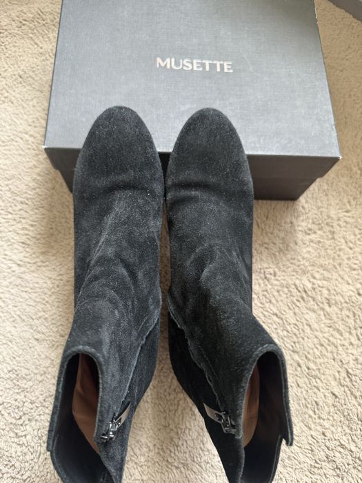 Ghete Musette piele intoarsa, marimea 38