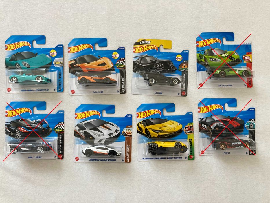 Hot Wheels колички - Ferrari, Audi, BMW, Porsche, Honda и други