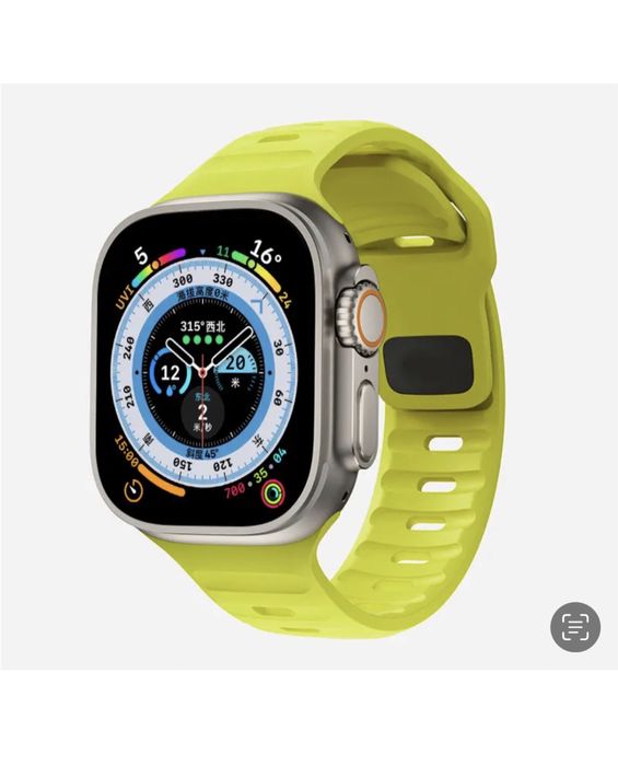 Curea HUSA DirectMobile Holls Silicon Fin Compatibila Ceas Apple Watch