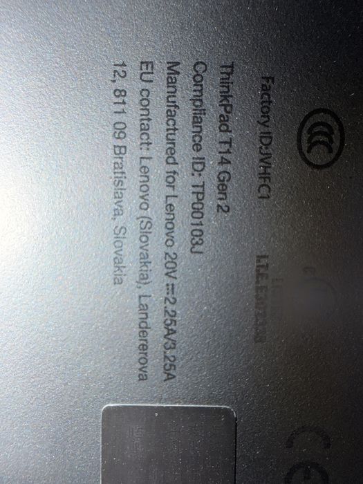 Lenovo thinkpad  T14 Gen2