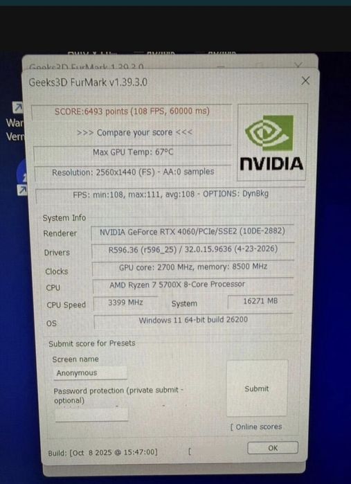Видеокарта 4060 asus oc edition