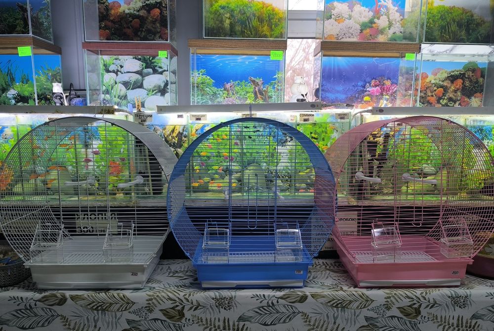 Клеточки для попугаев