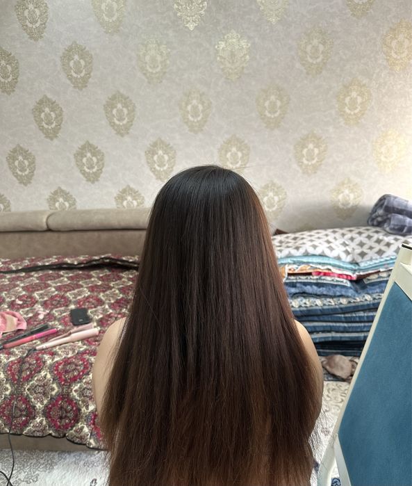 Кератиновое выпрямления