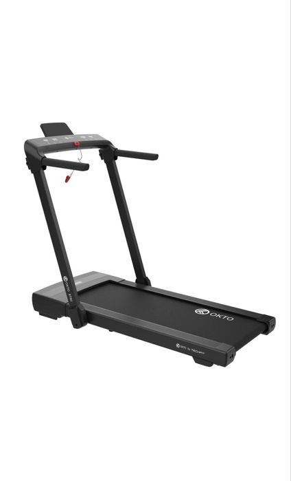 Banda de alergare 2 IN 1OKTO by TECHFIT® 8T80, Pliabila 100%, Motor 2.5 cai putere, Viteza 1-12km/h