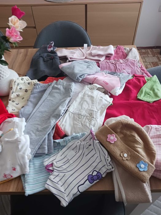 Детски дрехи за момиче 6-12 м лот