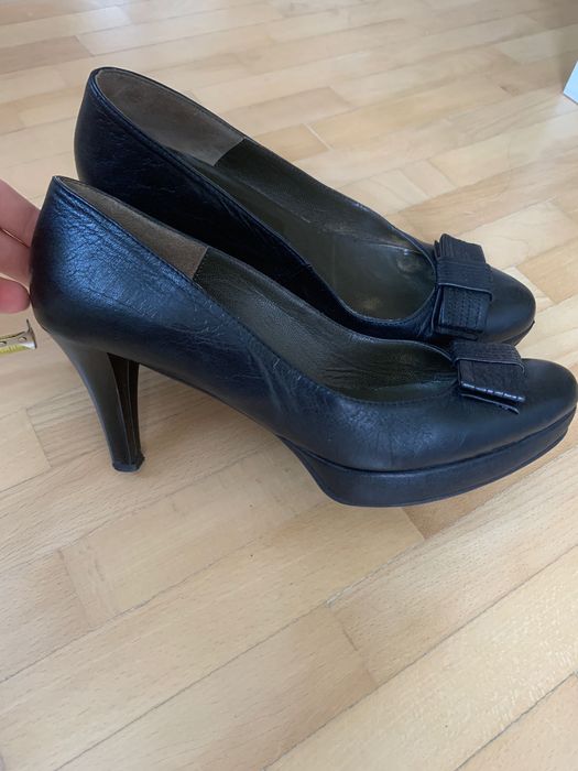 Елегантни обувки естествена кожа и боти Calvin Klein 36 номер