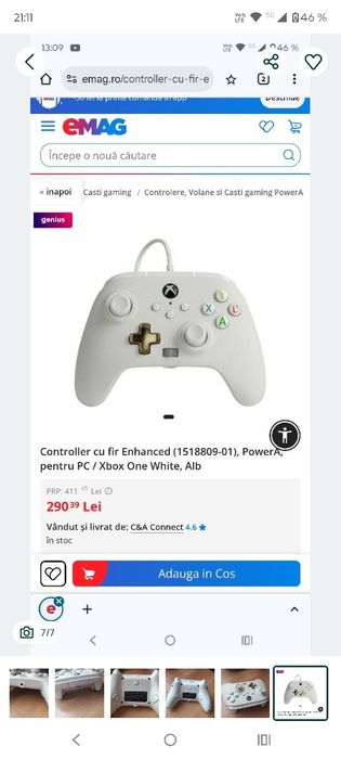 Controler xbox, pentru piese