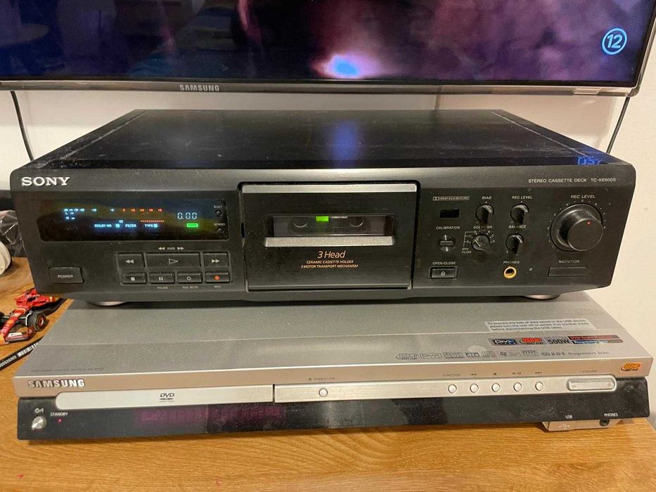 SONY TC-KE600S, 3 capete, 3 motoare, Dolby B,C,S