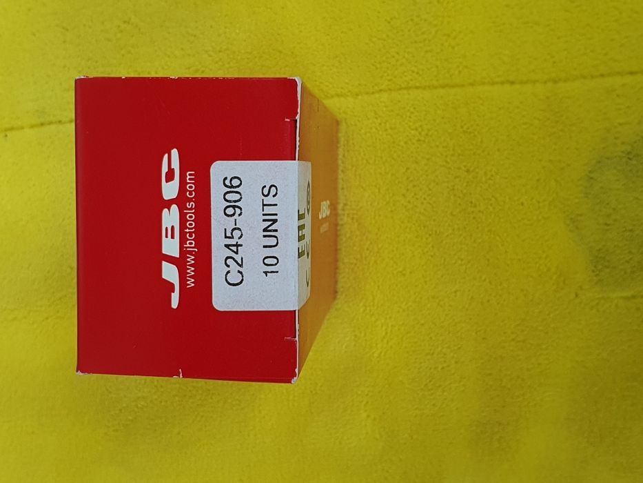 JBC C245-906 – vârfuri pentru letcon, 10 bucăți