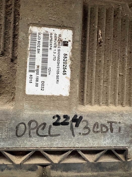 Компютър еку ecu електронен блок двигател опел астра h 1.3cdti z13dth