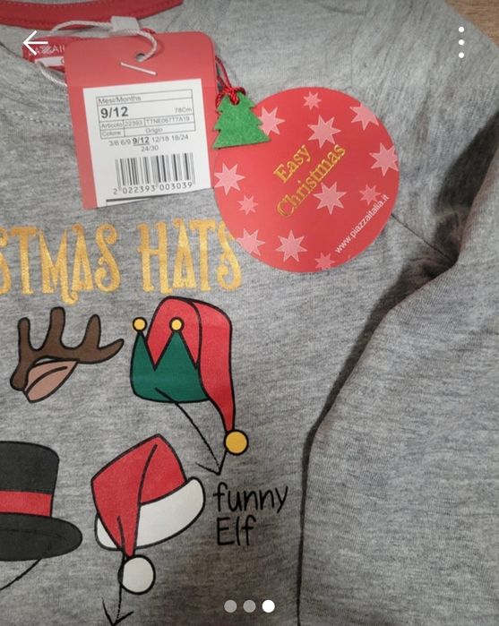 Bluza cadou de Crăciun Piazza Italia Baby Boys collection