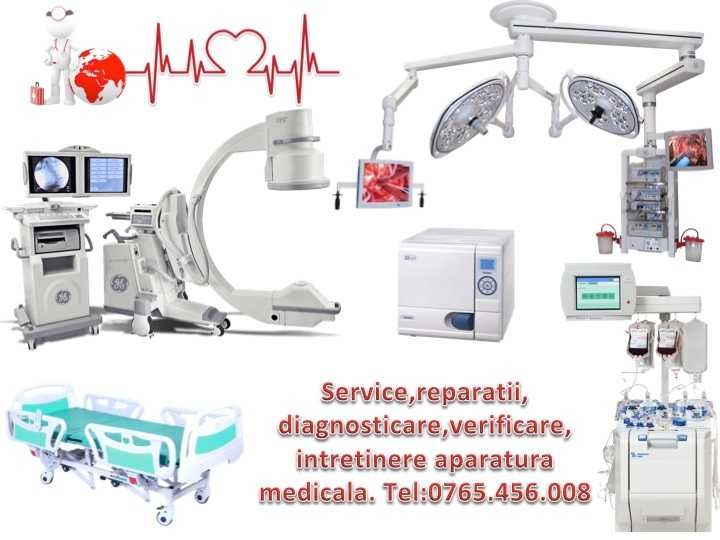 Aparatura medicala service, mentenata, reparatii