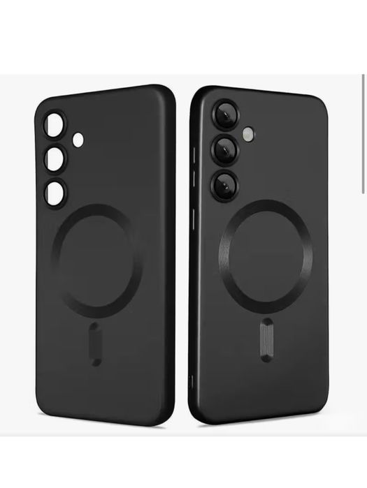 Samsung A16 A36 A56 - Husa Silicon Magnetica Ultra Slim Neagra