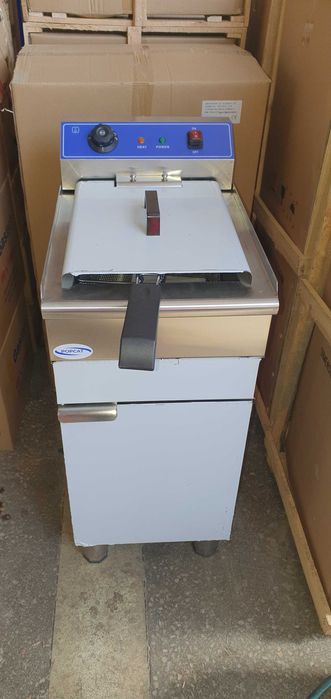 Friteuza electrica profesionala cu suport si robinet-TRANSPORT GRATUIT