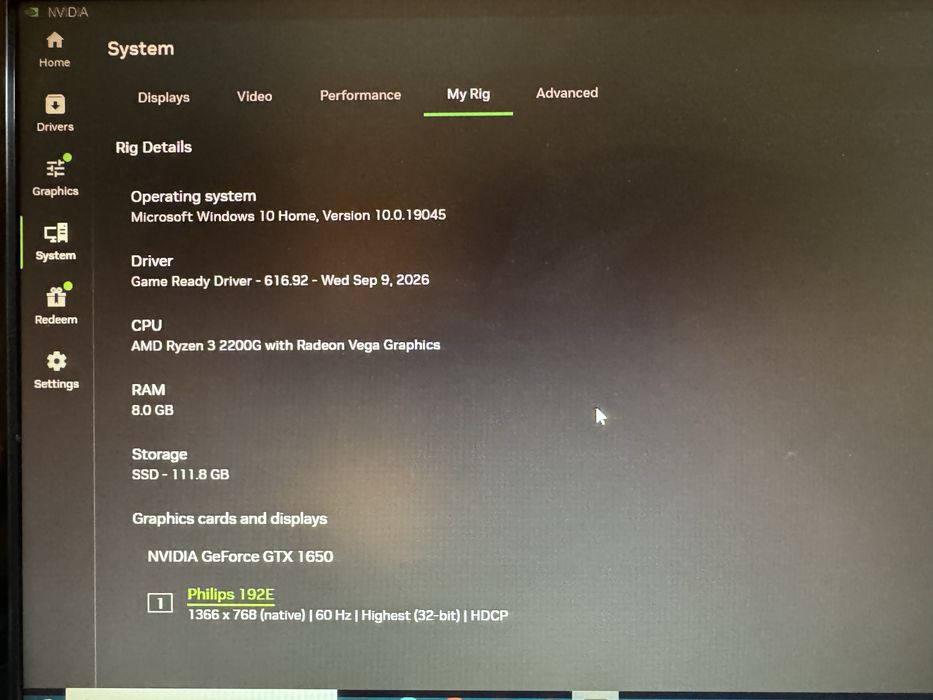 Видеокарта MSI Ventus GTX 1650 4GB