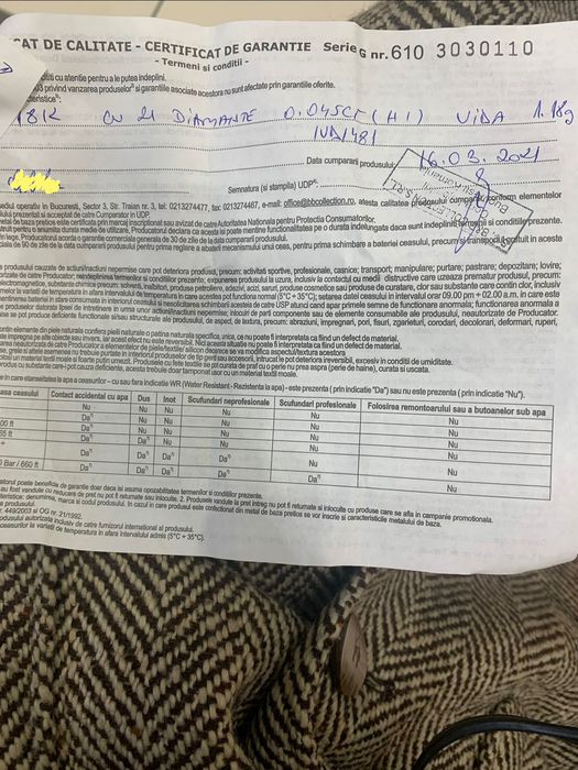 Inel Vida din aur alb 18K marimea 54 cu 21 diamante mici