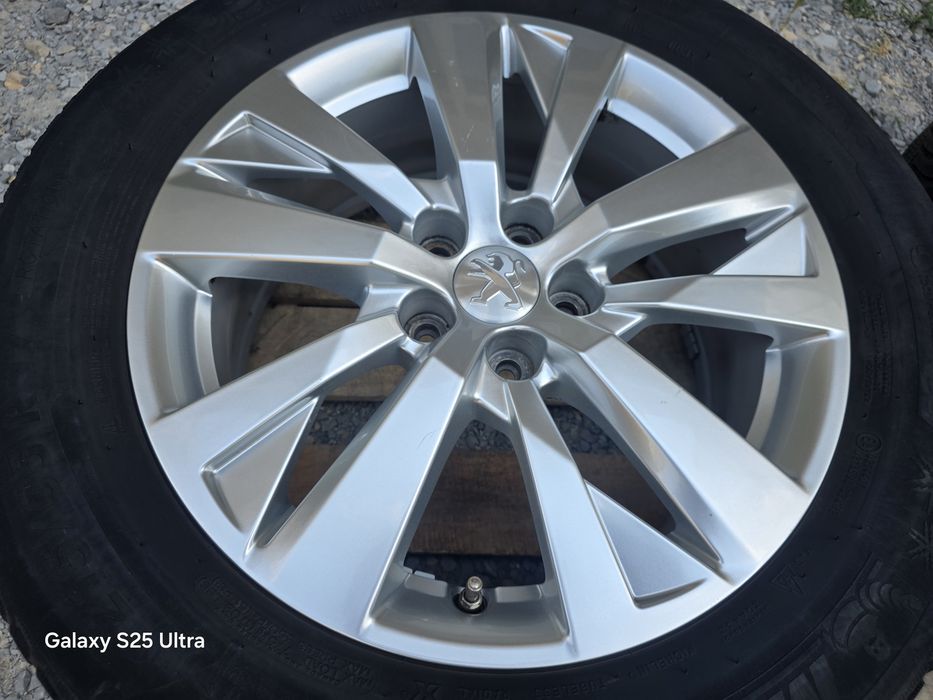Лети джанти 17ки 5х108 Peugeot + зимни гуми 215/65/17 Michelin