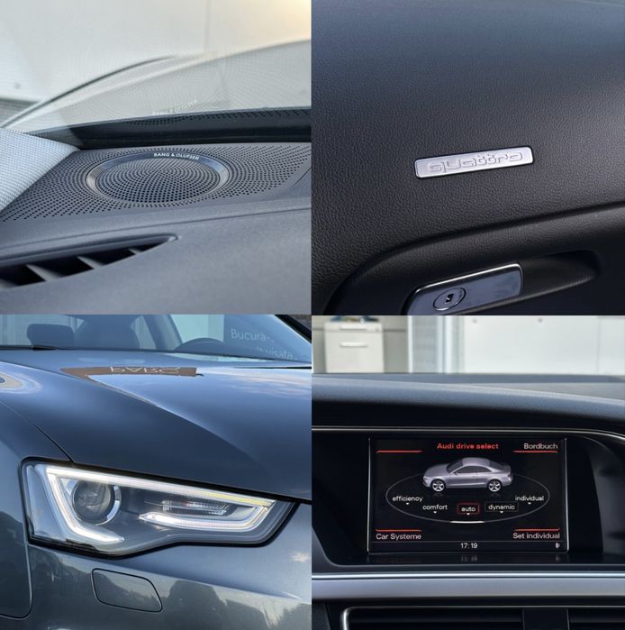 Audi A5 2.0 TFSI 2014 Quattro S-tronic S-Line 130.000KM Daytona Grau Perleffekt Euro 6 | RATE / TRANSPORT / NUMERE
