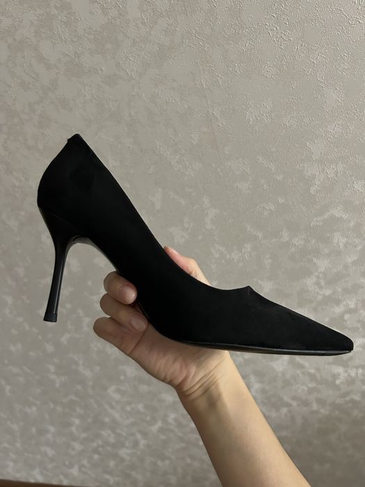 Туфли замшевые лодочки