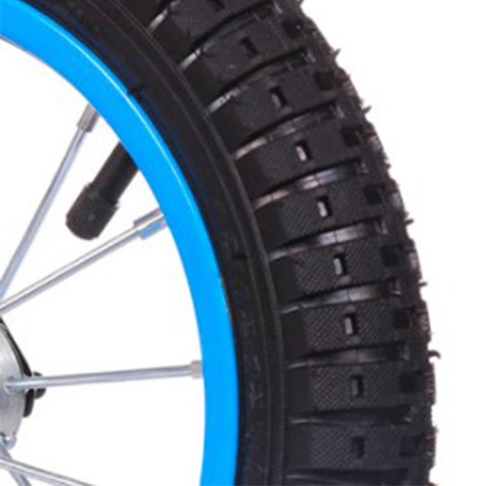 Детски велосипед с кош, помощни колела и два вида спирачки