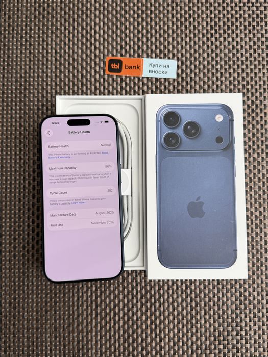 *ЛИЗИНГ* iPhone 17 Pro 256Gb Deep Blue ГАРАНЦИЯ