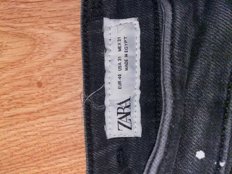 Zara дънки черни