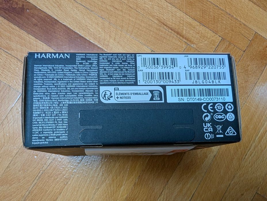 Boxa portabila JBL Go 4, IP67, Bluetooth, Negru, NOUA NEDESFACUTA