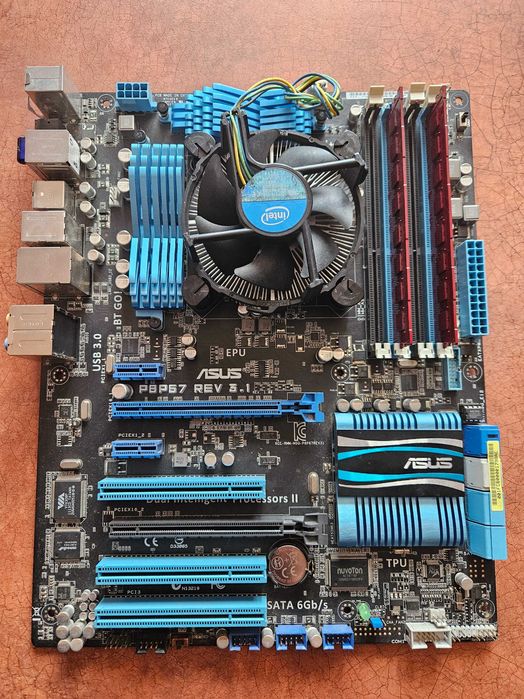 Kit socket 1155 Intel i5 3470 Asus P67 16GB DDR3