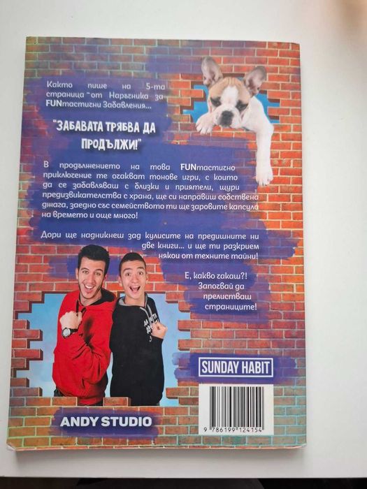 Наръчник за още FUNтастични забавления Анди Студио