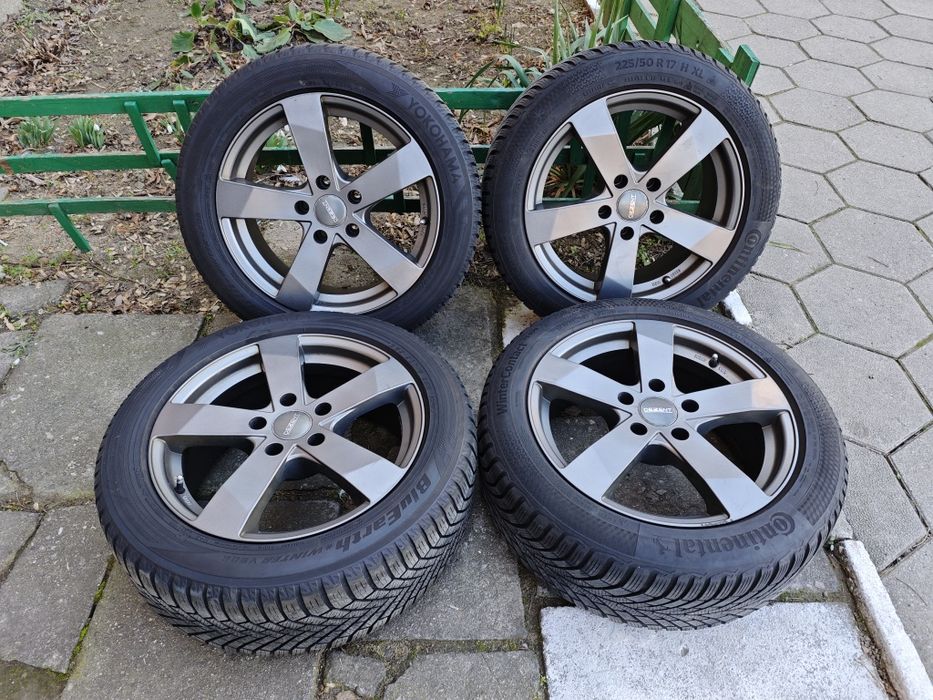 Джанти 17ки 5х120 със зимни гуми 225/50/17