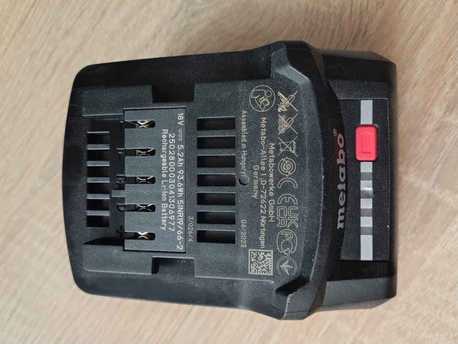 Acumulator metabo 18v 5.2 Amp