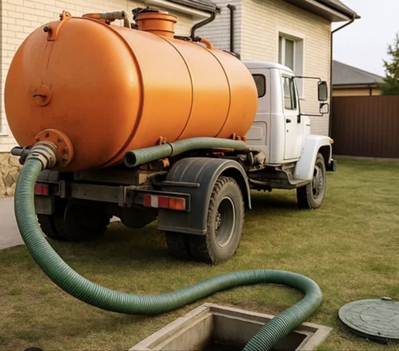 Ассенизатор. Откачка Септика