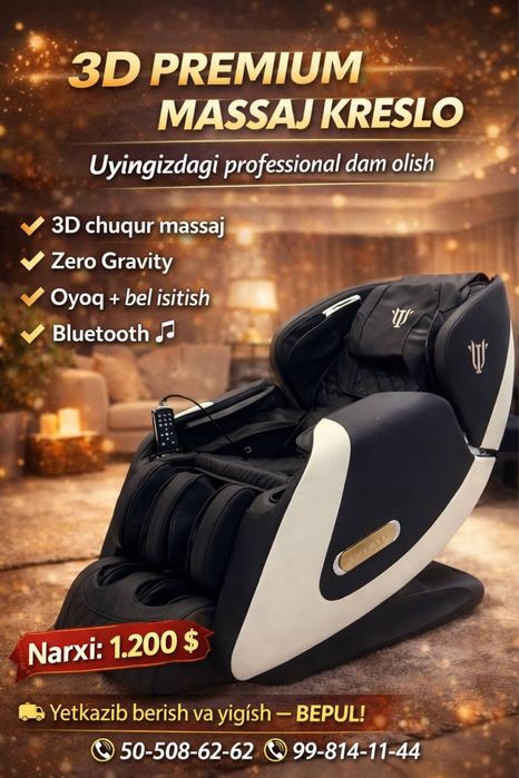 3D Premium Massal Kreslo