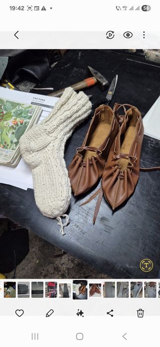 Opinci piele producator