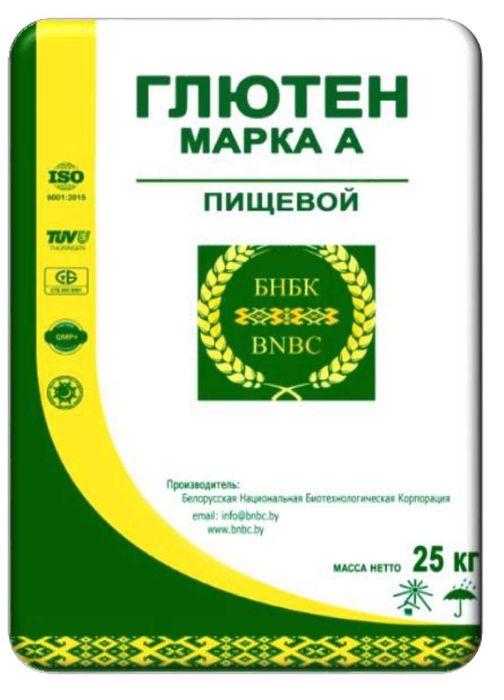 Клейковина (Глютен пшеничный марки А) (Беларусь).