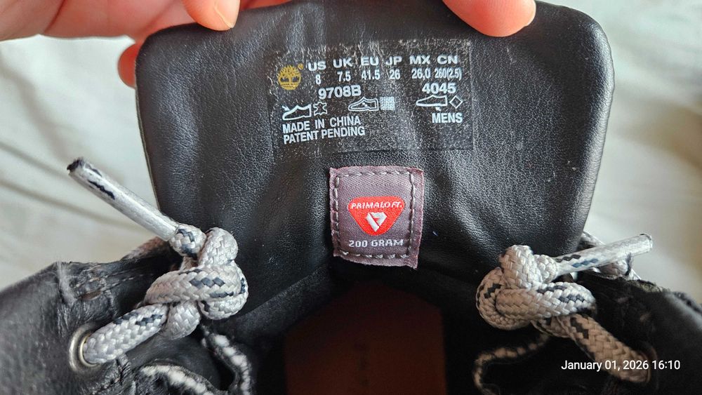 Б.у. Timberland  кожаные ботинки