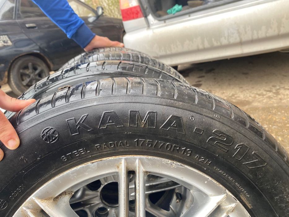 Продам летние колёса с дисками. Состояние хорошие.