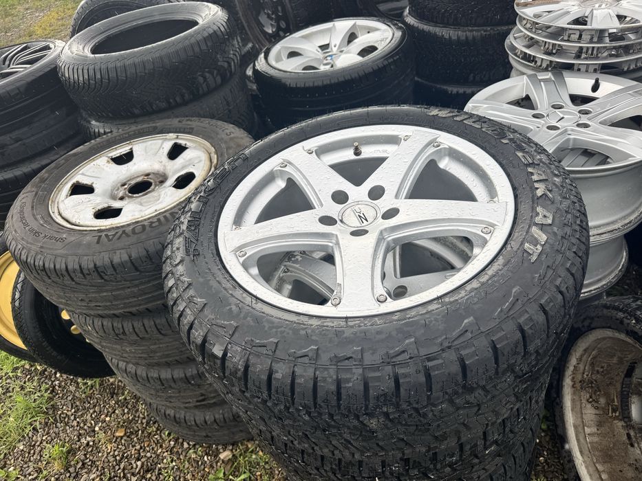 Set jante aliaj OZ R18 cu anvelope iarna 235 55 18 dot 2023