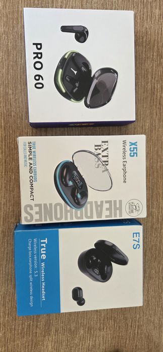 Căști wireless Bluetooth noi , sigilate .