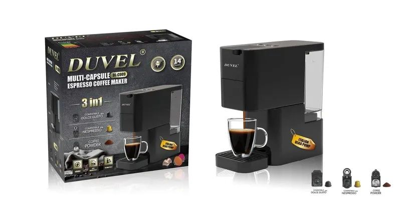 Супер новый кофе машина Duvel 3в1, kofe mashinka kapsula