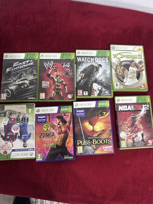 Vand Xbox 360  plus 20 jocuri