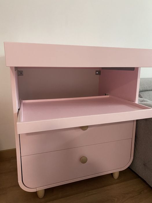 Set IKEA pătuț bebe + masă de înfășat + saltea inclusă, stare foarte bună