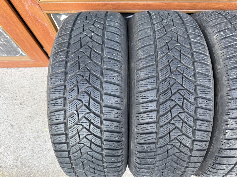 4бр. КАТО НОВИ Зимни Гуми С Борд 215/60R/16 -DUNLOP- DOT:3421 *7.7мм+6.4мм*