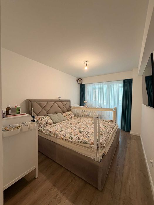Apartament 3 camere mobilat complet, 2 bai, balcon tip camera, 2 parcari –  Fiald