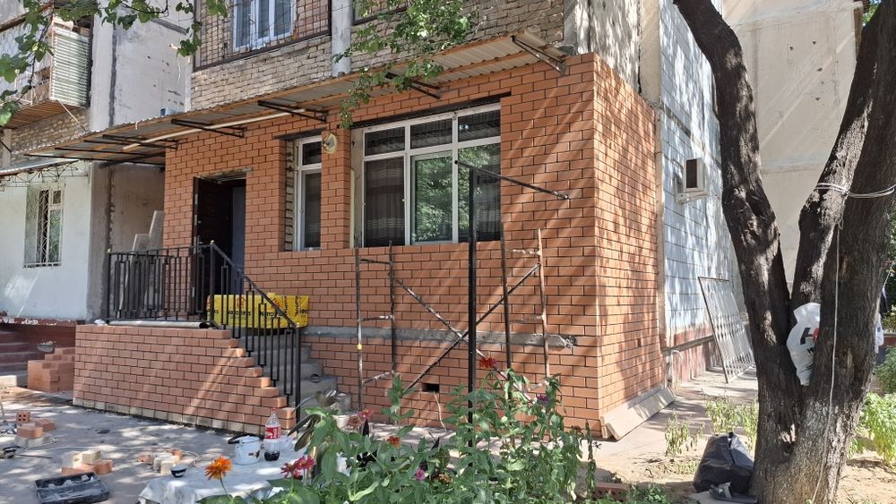 Ремонт и кладка балконов под ключ установка новые рамы решотки козерки