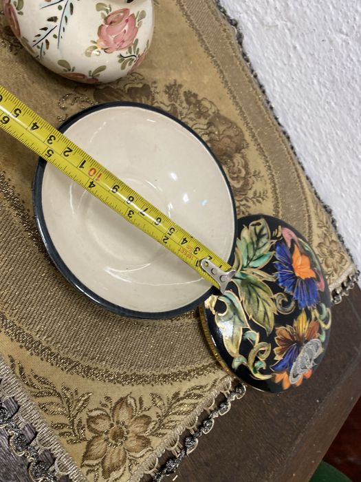 Порцеланов комплект 2 броя Hebequet Quaregnon Белгия 1950-те