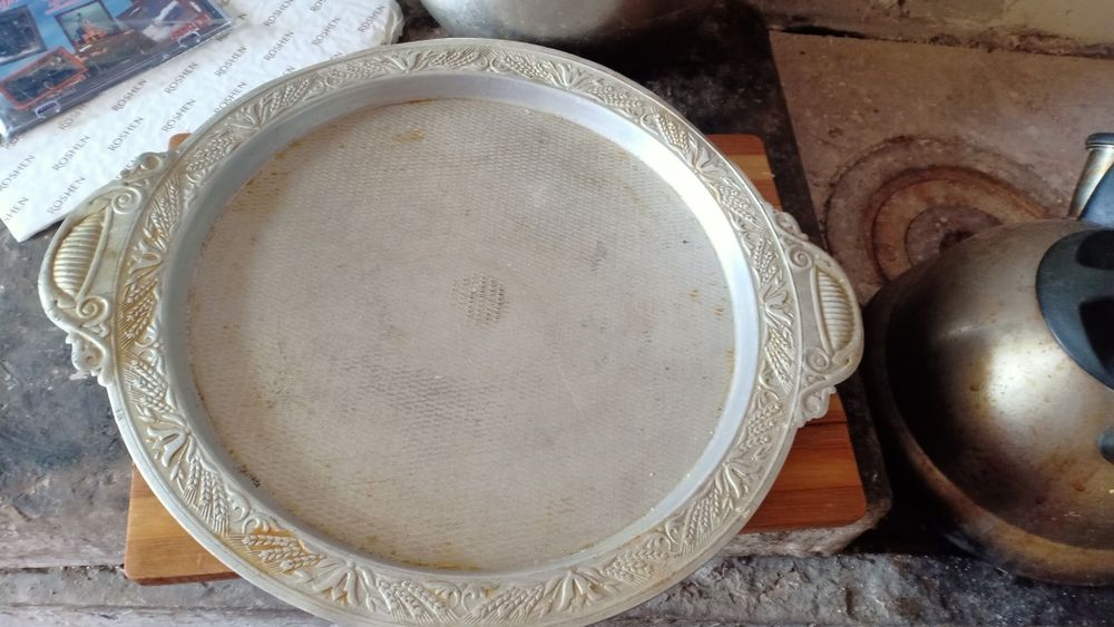 Поднос, производство ССР алюминиевый.