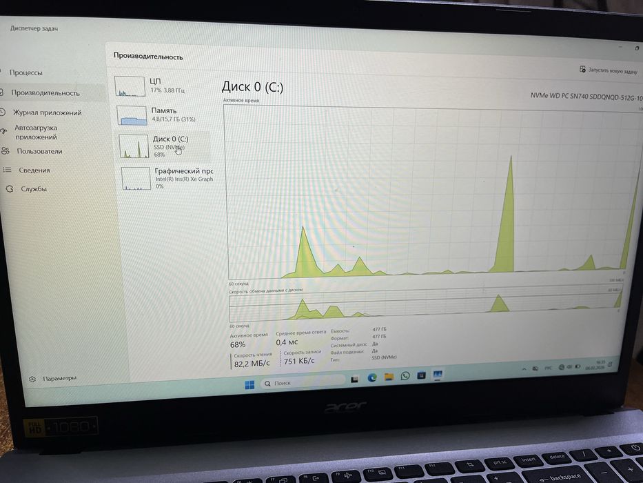 Acer intel core i5-12