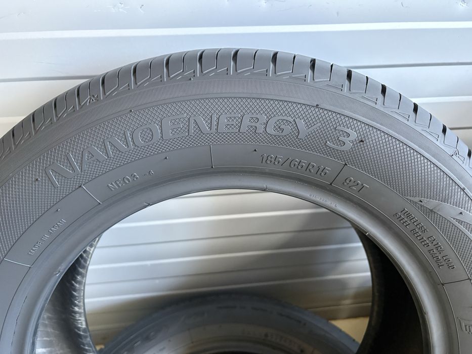 4бр летни гуми 185/65/15/toyo nano energy3/тоьо/dot4319г/